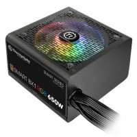 THERMALTAKE SMART BX1 RGB 650W 80 PLUS BRONZE SLEEVE CABLE FLAT POWER SUPPLY